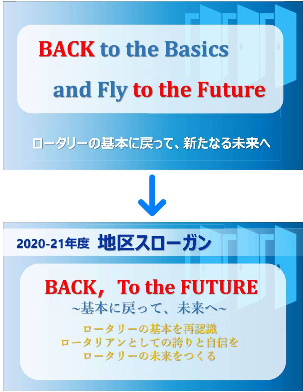 2020-21年度 地区スローガン