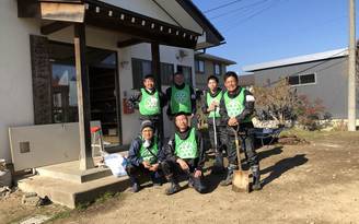 長野市へ災害ボランティアに