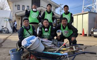 長野市へ災害ボランティアに