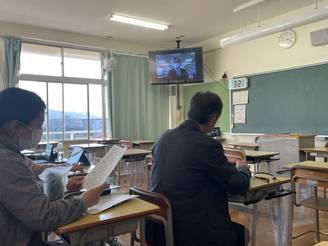 テレビ会議システム贈呈