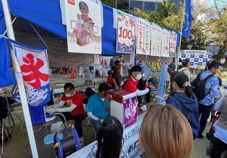 ポリオ根絶の啓発活動 at YEG祭り2023（池田くれはRC）